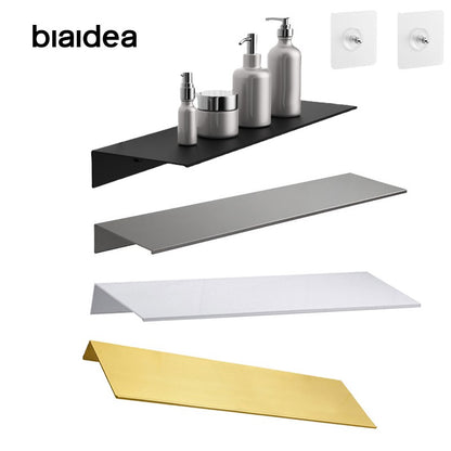 Floating Bathroom Shelves Without Drilling Storage Wall Rack Home Organizer Ledge Hardwares Cabinet Kitchen Accessories Toilet