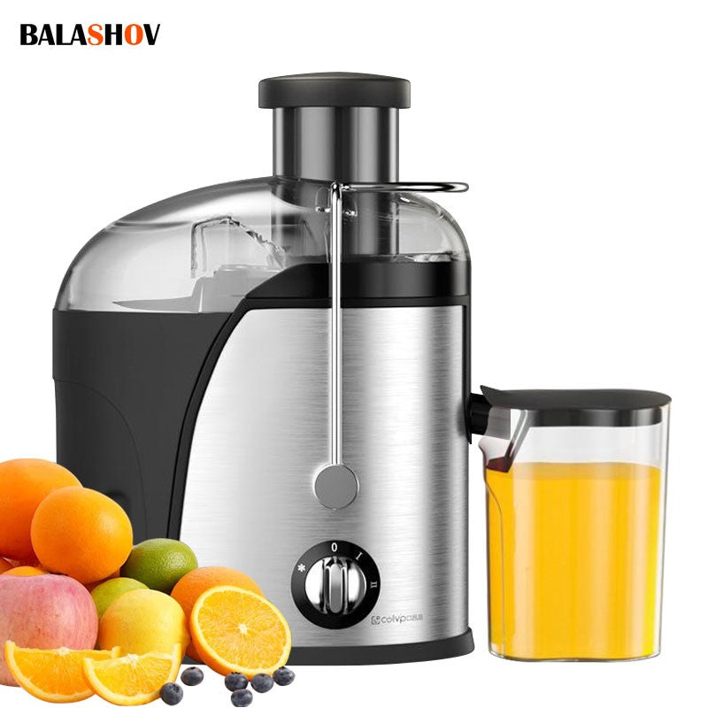 Espremedor de Laranja Elétrico 400W Liquidificador de Frutas e Vegetais Espremedor de Limão Máquina de Suco Multifuncional Eletrodomésticos 110/220V