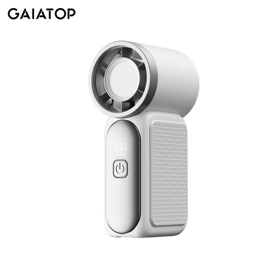 GAIATOP Mini Portable Fan Powerful Trubo Rechargeable Bladeless Fans Ultra-quiet Personal Hand Fan Small Pocket Hand-held Fan