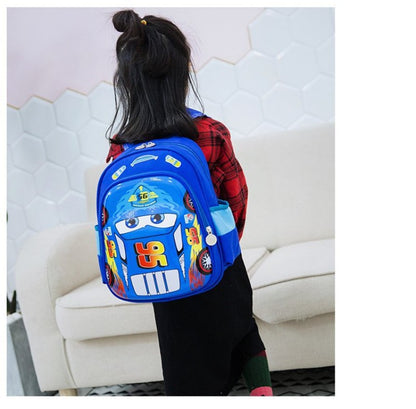 Mochila Disney Pixar Carros Ortopédica Escolar para Meninos Impermeável para Adolescentes Mochilas Escolares de Desenhos Animados Presente de Natal de Aniversário