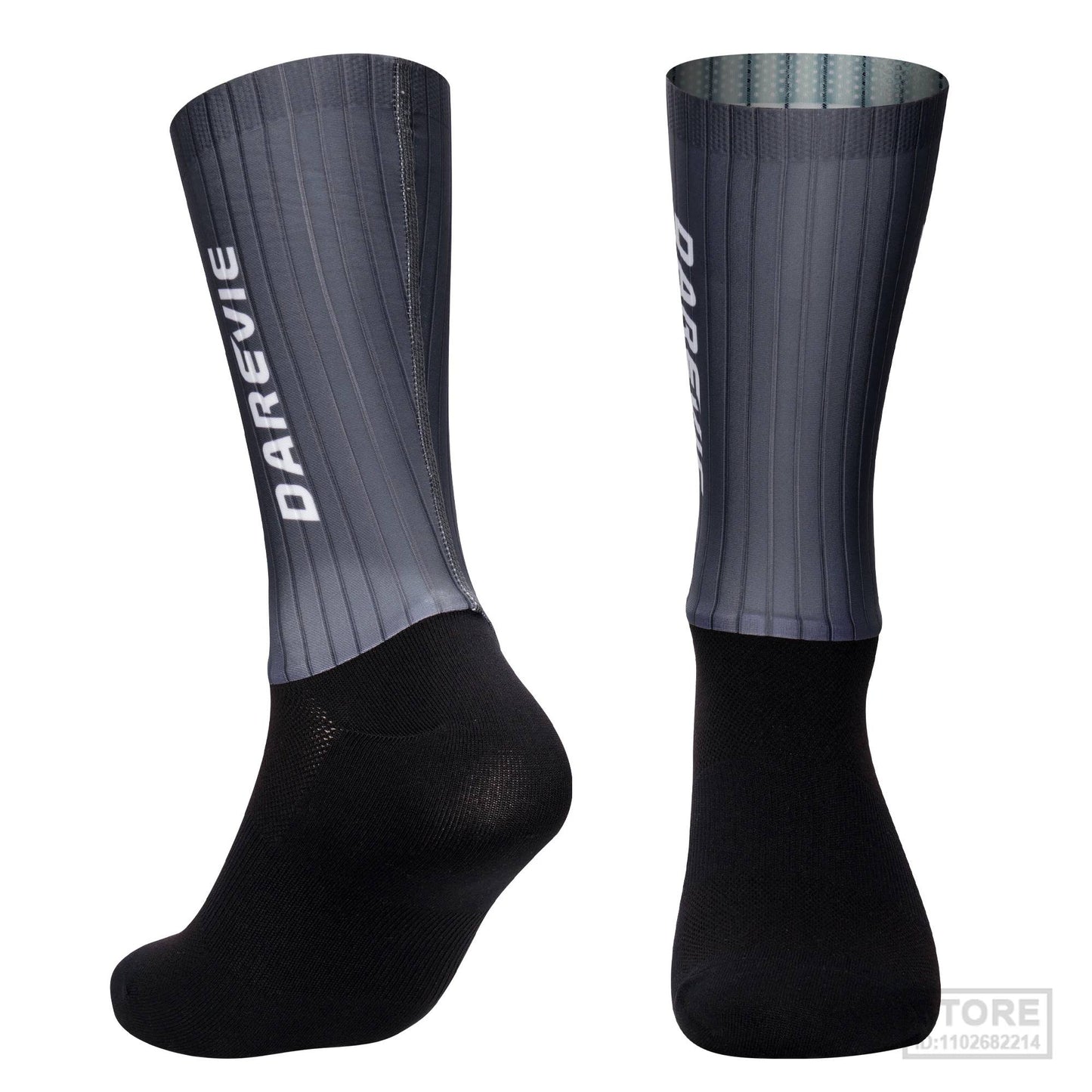 Pro DAREVIE Cycling Socks Aero Sock High Speed Sports For Men Anti-slip Breathable Athletic Moisture Control
