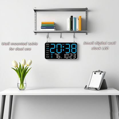 New Digital LED Alarm Clock Desktop Clock Time and Temperature Display Multifunctional Clock Modern Decorative LED