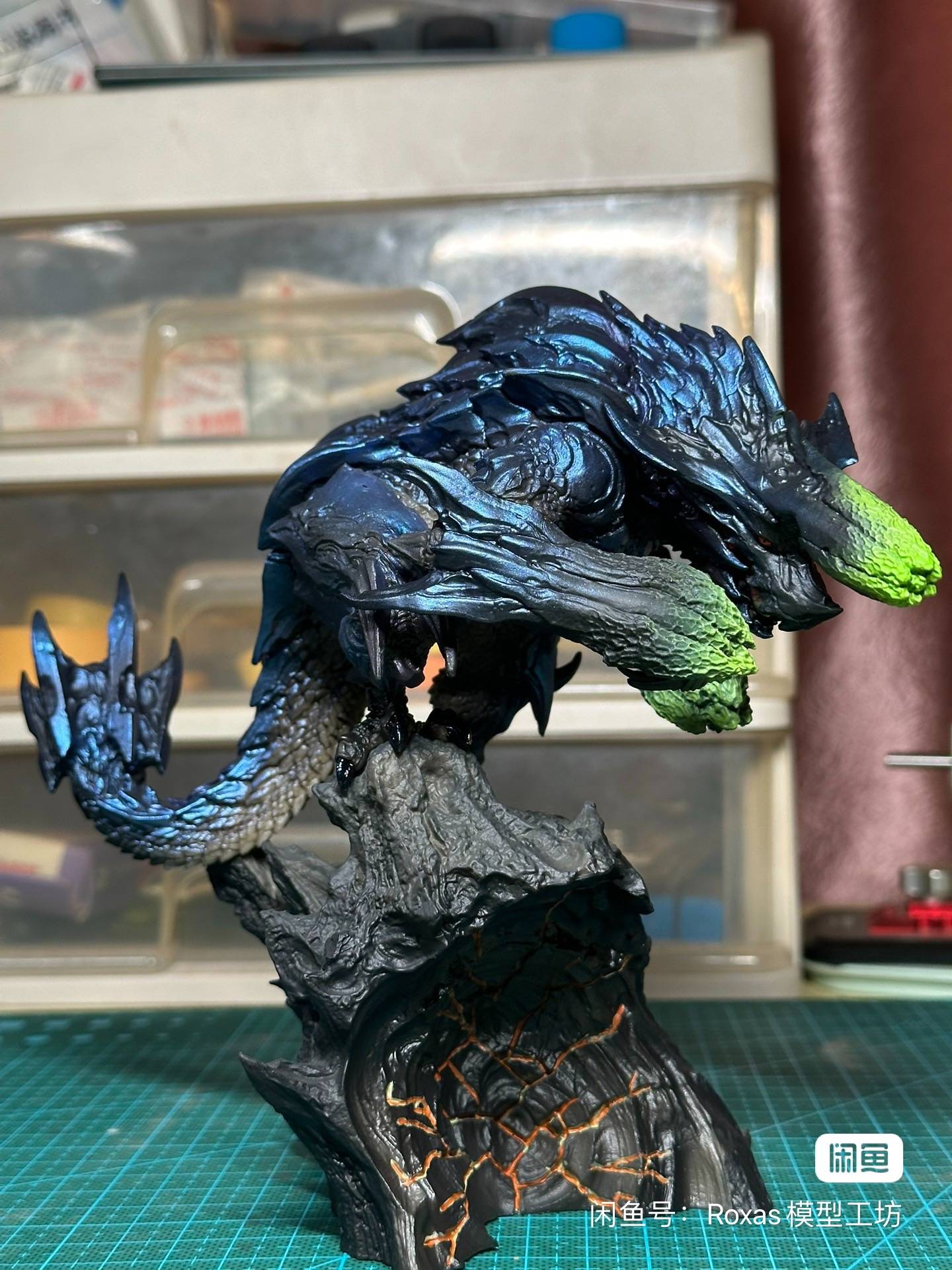 2024 Monster Hunter Anime Figura Gore Magala Figuras Gulong Juvenil Estatueta Modelo Estátua Boneca Coleção Decoração Brinquedos de Presente