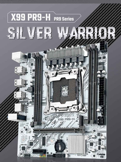 MACHINIST X99 Motherboard kit set Intel Xeon E5 2650 V4 LGA 2011-3 CPU DDR4 8GB*2pcs NVME m.2 White X99 PR9-H Optional combo
