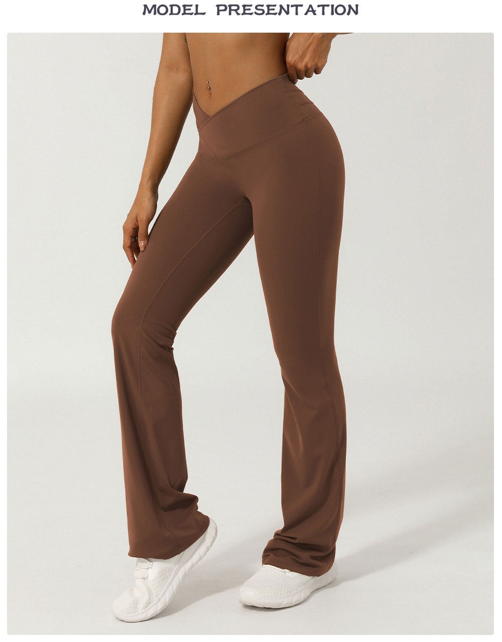 Women Bell Bottomed Sport Fitness Leggings High Waist Yoga Pants Training Running Gym Quick Dry Leggings Female Flared pants