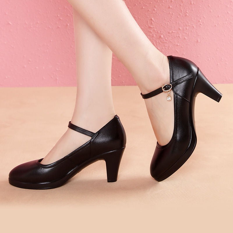 Salto Alto Feminino, Sapatos Femininos de Luxo para Festa Salto Médio 35-41