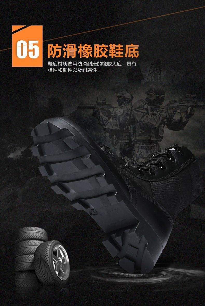 2024 Autumn and Winter Wolf Men's Hight-Top Desert Fans Delta Boots