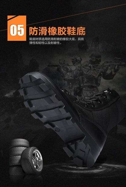 2024 Autumn and Winter Wolf Men's Hight-Top Desert Fans Delta Boots