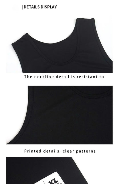 Men’s Tank Tops Summer Breathable Y-shaped Vest Outdoor Brand Pure Cotton Sleeveless Swearshirt Fitness Tops Basketball Jersey