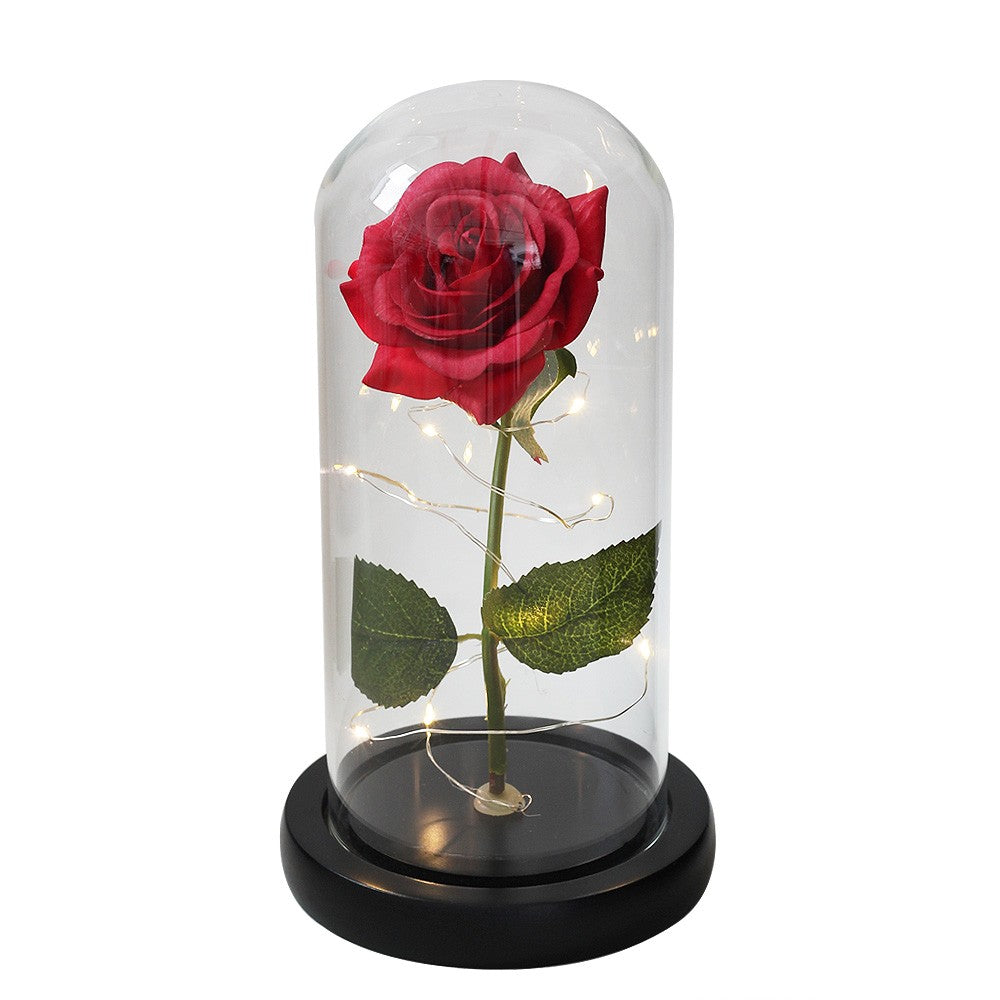 2026 Drop shipping Galaxy Rose Artificial Flowers Beauty and the Beast Rose Wedding Decor Creative Valentine's Day Mother's Gift