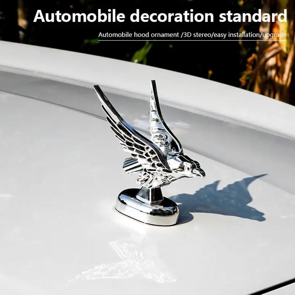 3D Carro Capô Dianteiro Capuz Águia Ornamento Emblema Automotivo Modificação Emblema Cobertura Decoração Acessórios Águia
