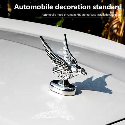 3D Carro Capô Dianteiro Capuz Águia Ornamento Emblema Automotivo Modificação Emblema Cobertura Decoração Acessórios Águia