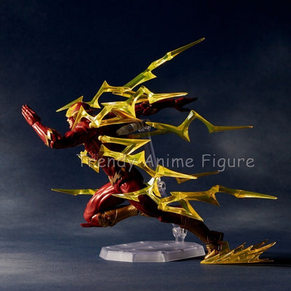 Revoltech Amazing Yamaguchi Flash Action Figure Articulado 17cm Flashpoint Modelo Kaiyodo Flash Bonecos Coleção Brinquedo Presentes de Fim de Ano
