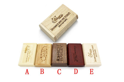 JASTER (1 PCS Free LOGO) Wooden/Bamboo USB  Flash Drive 2.0 Pendrive 4gb 8gb 16gb 32gb 64gb 128gb Memory Stick Photography Gifts