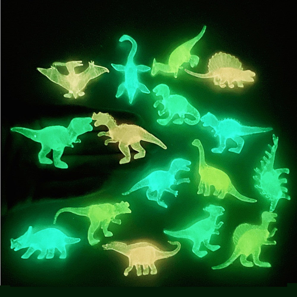 10-100PC Mini Glow-in-the-Dark Dinosaurs for Birthday Party Baby Shower Celebration Carnival Party Favors Gift Bag Filler Prizes