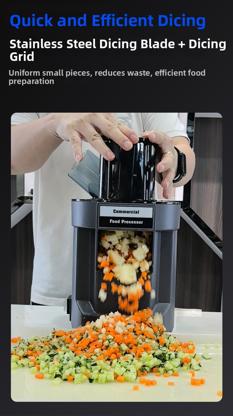 4-in-1 Electric Vegetable Chopper Automatic Food Processor Small Appliance for Cooking Heavy-Duty Meat Grinder for Home