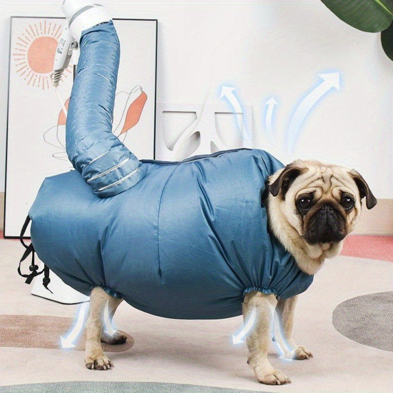 1 saco secador de cabelo portátil dobrável para animais de estimação - Secagem rápida e segura com tecnologia Blow Tech, tosa sem esforço para cães de todos os tamanhos