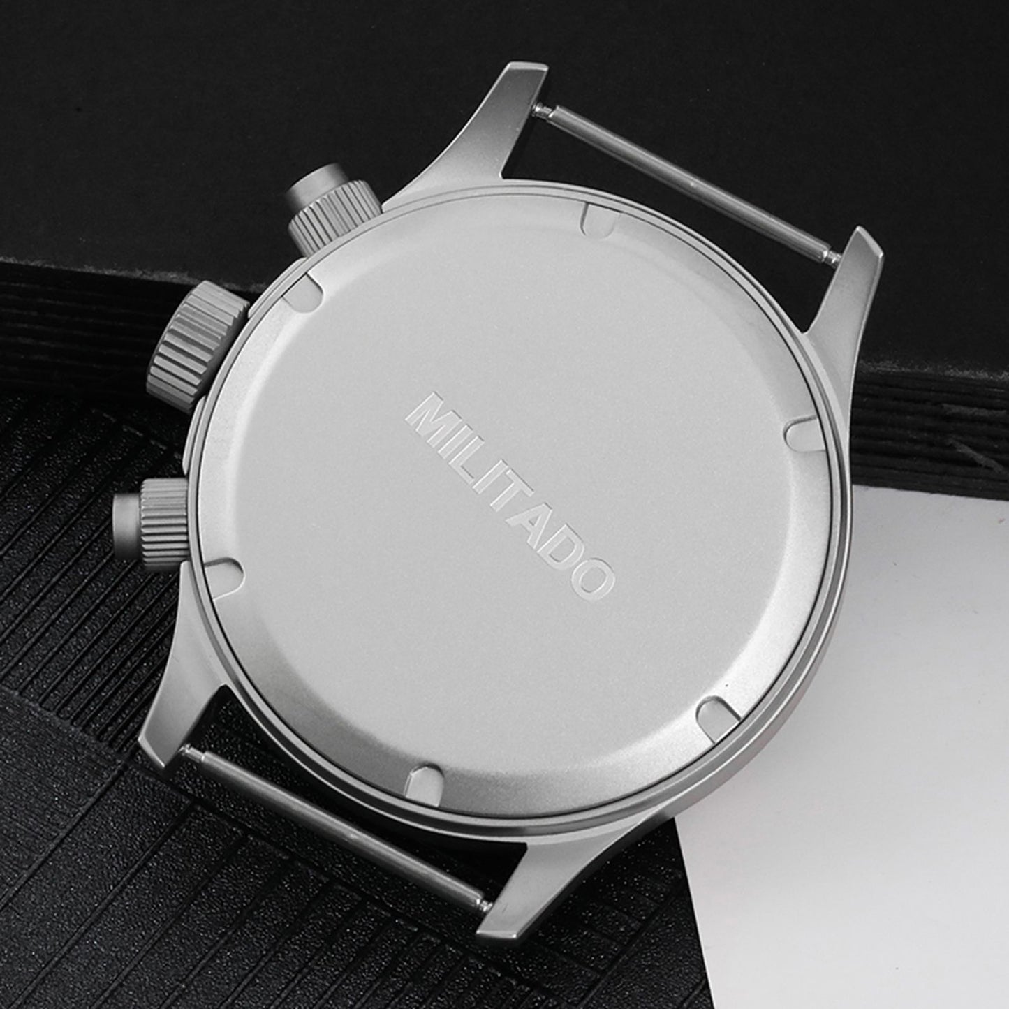 Militado ML1868KF Quartz 3 Dial Watch VK67 Chronograph Movement Luminous Watches Sapphire Glass 100m Water Resistance Wristwatch