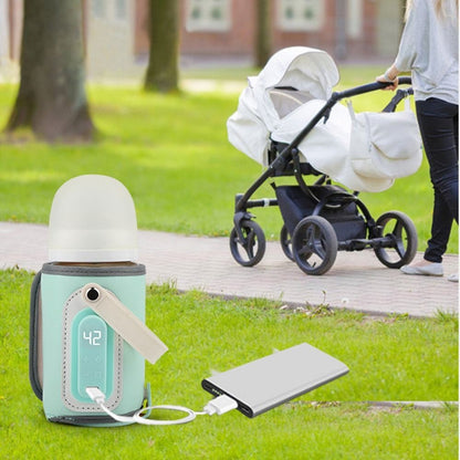 LED Display Portable Baby Bottle Warmer Smart Temperature Control 24H Constant Temperature Milk Bottle Insulation Sleeve