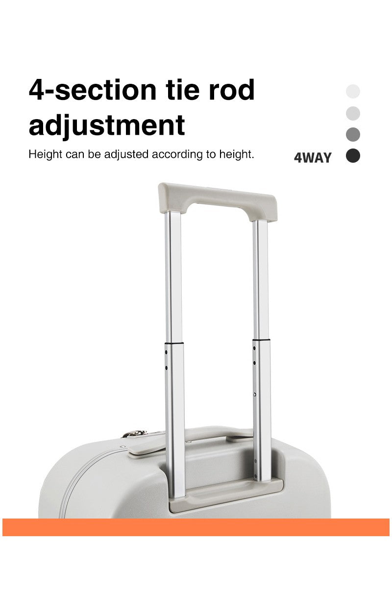 Mixi Patente Design Mala de Viagem com Estrutura de Alumínio Mala de Rodinhas de Bordo Bonita para Cabine 18 20 24 Polegadas M9260