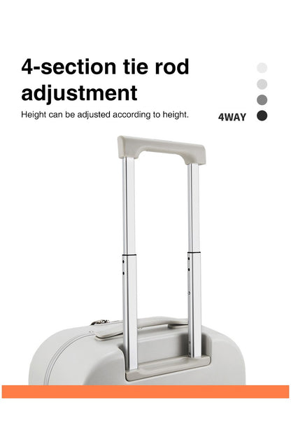 Mixi Patente Design Mala de Viagem com Estrutura de Alumínio Mala de Rodinhas de Bordo Bonita para Cabine 18 20 24 Polegadas M9260