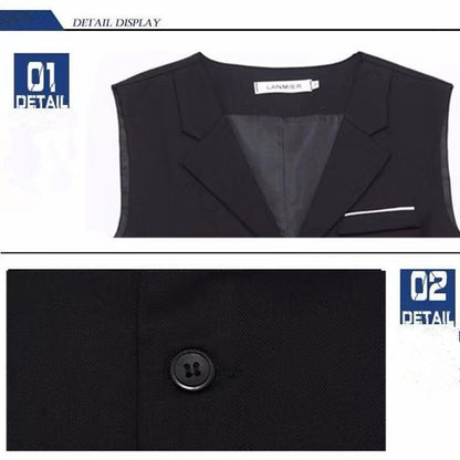 Men's Suits Single Vest Single Breasted Elegant Classic for  Wedding Dresses Business