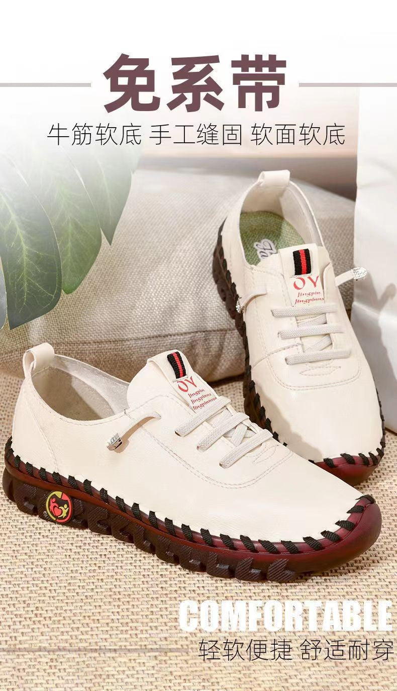 2025 Women's Flat Shoes New Orthopedic Loafers Woman Moccasins Stitched Slip On Ballet Flats For Women Nurse Shoes Medical