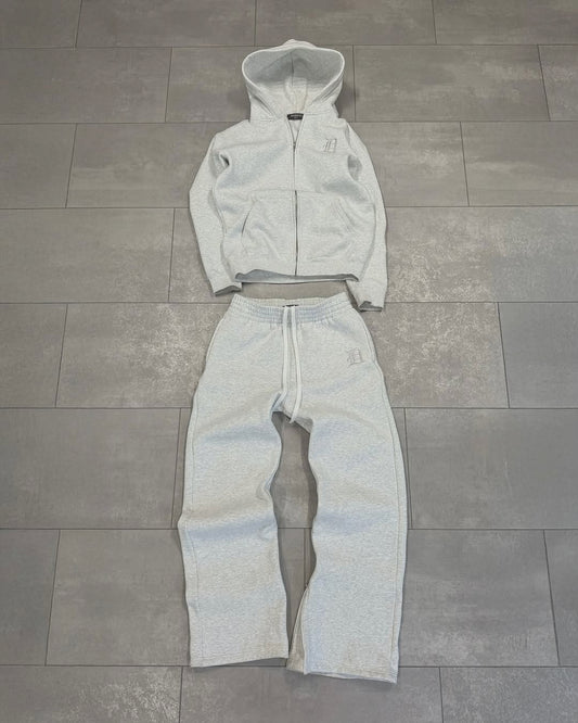New embroidered retro pattern zipper hoodie Y2K men clothing Harajuku women clothing casual sweatpants couple suit tracksuit