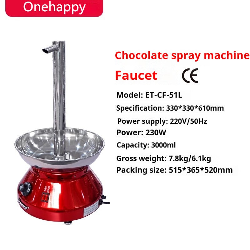 Commercial Chocolate Fountain - Faucet Style Machine for Buffets, Parties, and Events