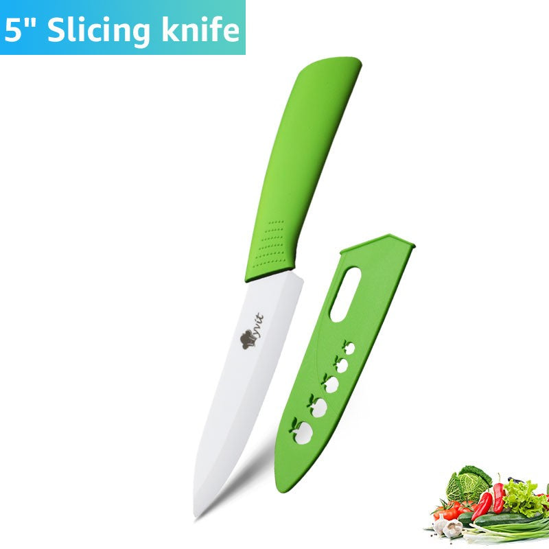 Conjunto de Facas de Cerâmica para Cozinha Profissional Faca de Cerâmica 3 4 5 6 Polegadas Faca de Descascar Frutas à Prova de Ferrugem para Fatiar Cortar Legumes