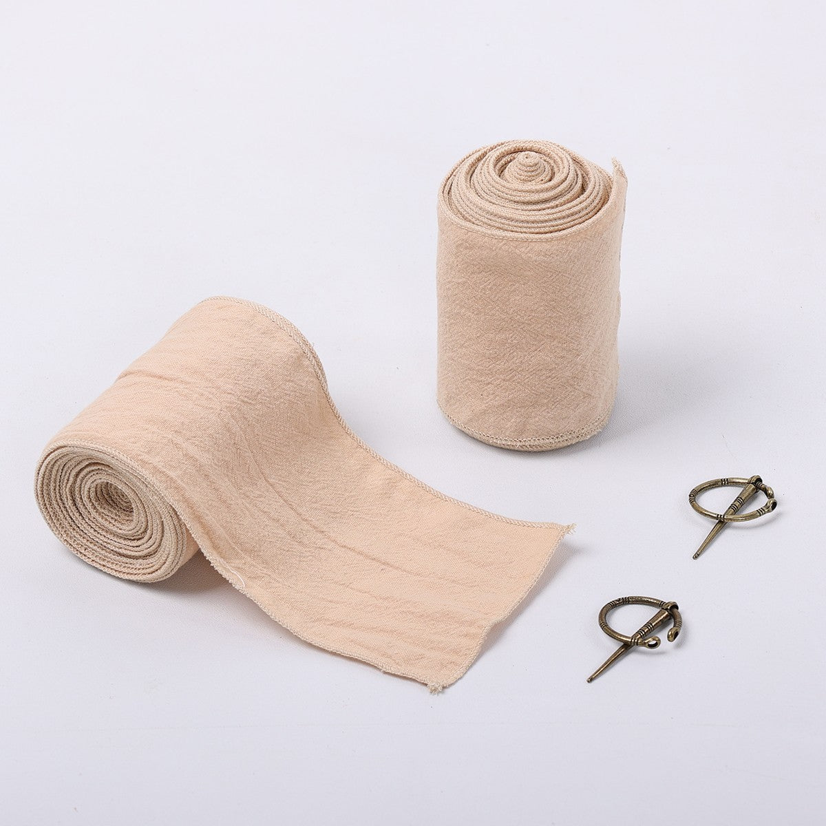 Medieval LARP SCA Viking Putties Leg Wraps With Clasps Vintage Mens Viking Pirate Costumes Cosplay Accessories