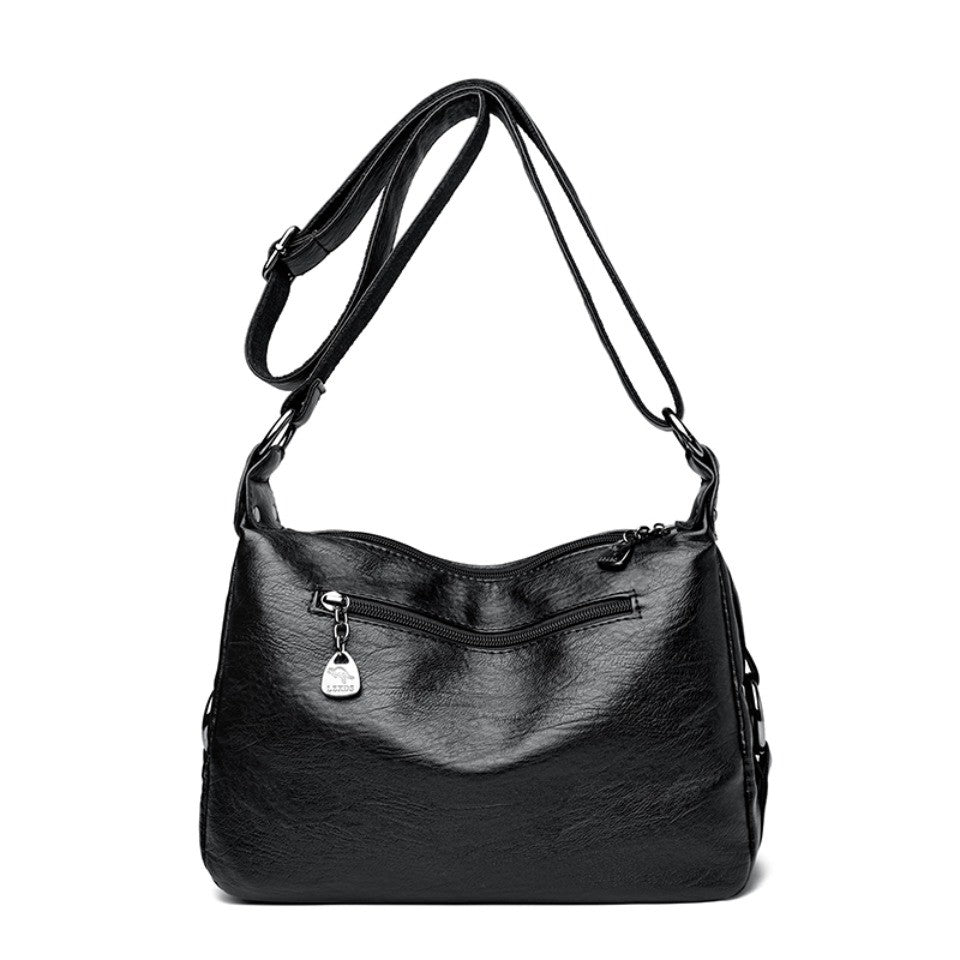 Top Quality Pu Leather Female Crossbody Multiple Pockets Bag Elegant Shoulder Bags for Women Casual Purses and Handbags Sac 2026