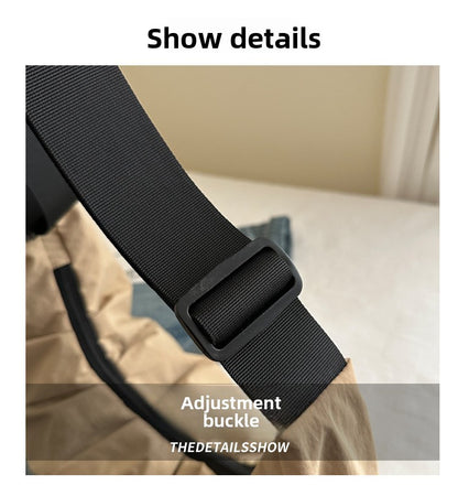 Large Capacity Simple Shoulder Bags Comfortable and Versatile Texture Crossbody Bags for Women Men Fashion Casual Storage Bags