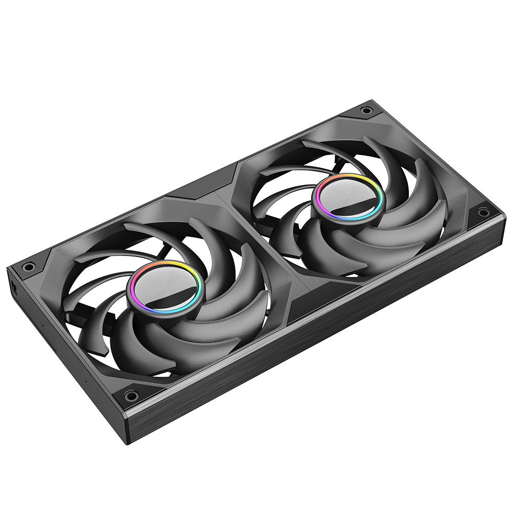 120/240/360mm ARGB PC Case Fan Monolithic Structure Water-Cooled Fan PWM Forward/Reverse Fan Kits Jungle Leopard Starlink Lite