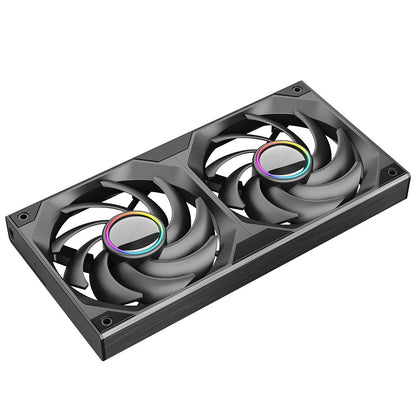 120/240/360mm ARGB PC Case Fan Monolithic Structure Water-Cooled Fan PWM Forward/Reverse Fan Kits Jungle Leopard Starlink Lite