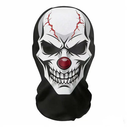 Skeleton Full Face Fashion Headgear, Breathable Mesh, Outdoor Riding, Holiday Disguise Headgear Mask