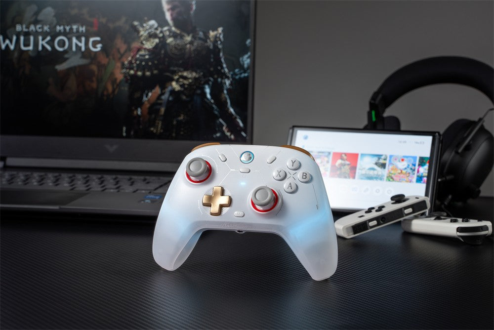 GameSir Cyclone 2 Wireless Pro Controller, Hall Effect Joysticks, Bluetooth Gamepad for Nintendo Switch, iPhone, Android & PC