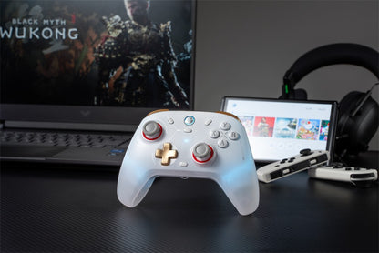GameSir Cyclone 2 Wireless Pro Controller, Hall Effect Joysticks, Bluetooth Gamepad for Nintendo Switch, iPhone, Android & PC