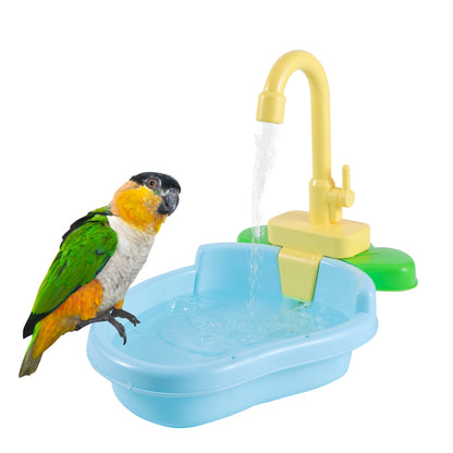 Poleiro de Papagaio, Chuveiro, Banheira para Pássaros de Estimação, Bacia de Banho para Papagaio, Tigela de Chuveiro para Papagaio, Acessórios para Pássaros, Brinquedo para Papagaio, Banheira para Pássaros, 1 unidade