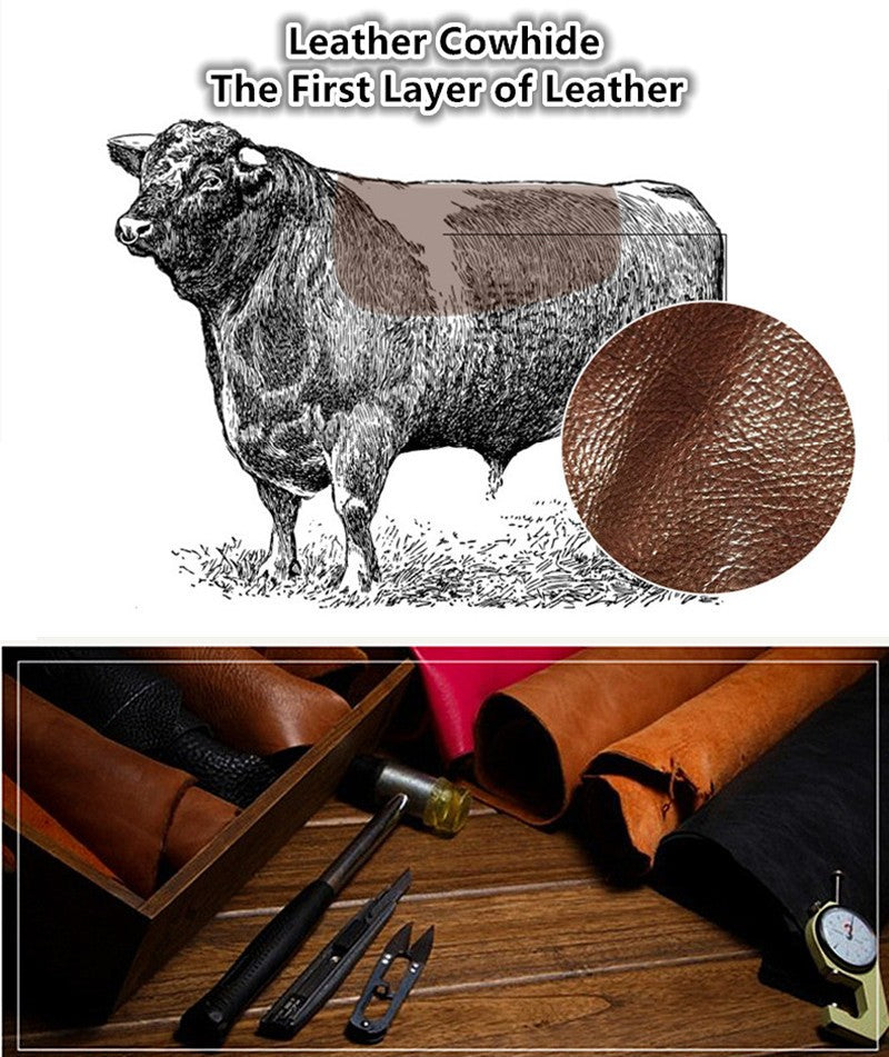 High Quality Genuine Leather Hats Winter First Layer Cowhide Warm Earmuffs Bomber Caps Plus Velvet Thicken Man Bone Caps Dad Hat