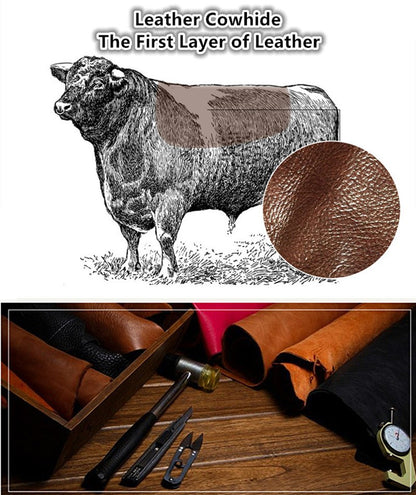 High Quality Genuine Leather Hats Winter First Layer Cowhide Warm Earmuffs Bomber Caps Plus Velvet Thicken Man Bone Caps Dad Hat