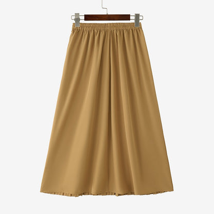 Autumn Skirts Plus Size 2025 ZANZEA Elegant Women High Waist Party Pleated Skirt Jupes Stylish Solid A-line OL Work Faldas Saia