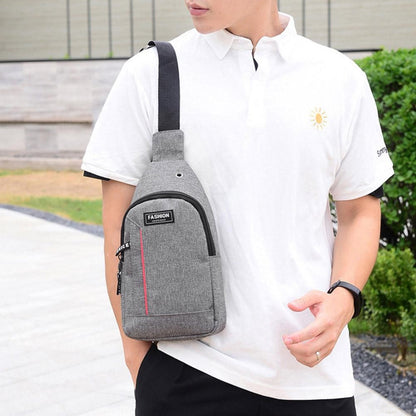 Men Small Casual Multifunctional Shoulder Bag Crossbody Bag On Shoulder Portable Travel Sling Bag Pack Messenger Pack Chest Bag