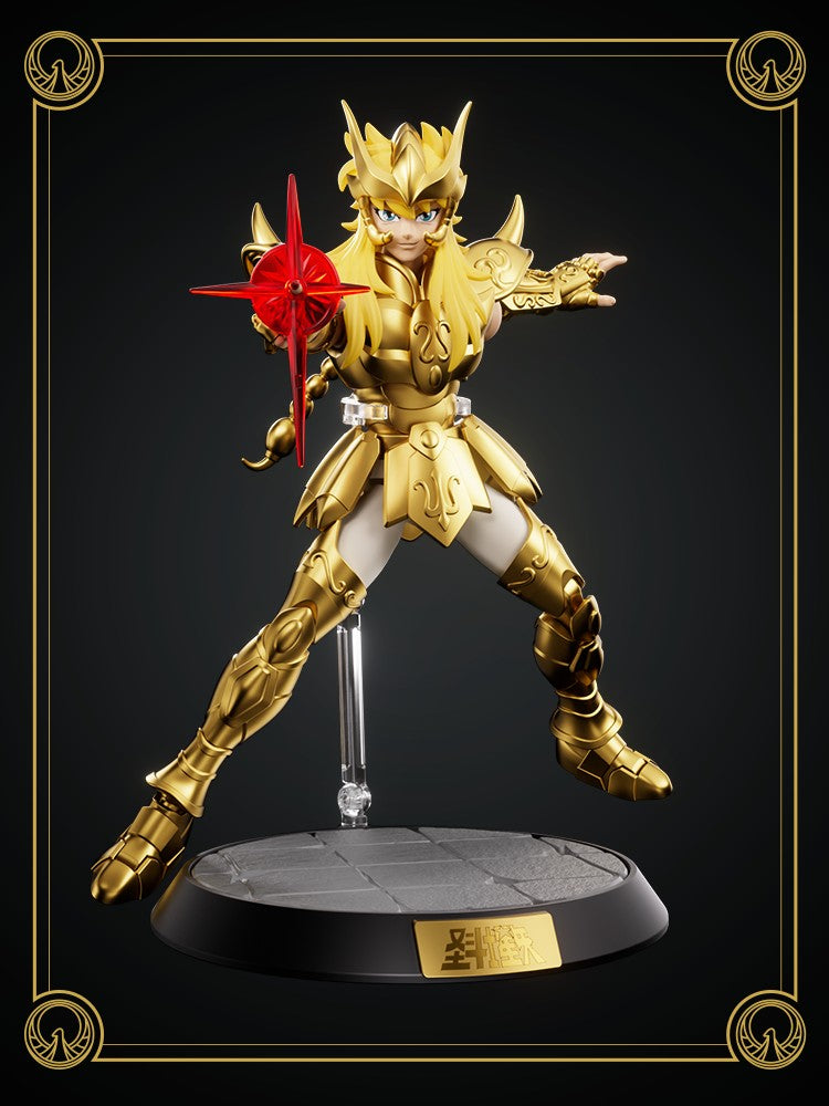 Blokees Saint Seiya Cisne Hyoga Pégaso Seiya Cavaleiros do Zodíaco Aquário Camus Áries Mu Action Figures Modelo de Anime Estátua Brinquedos
