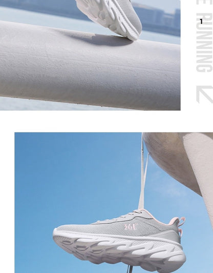 361 Degrees Women's Sneakers Retro Platform Sole Breathable Mesh All-Day Comfort Lightweight  Fitness Female Sneakers 682522230
