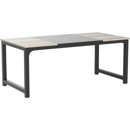 71"x31.5" Dining Table, Industrial Kitchen Table for 6-8 Person, Rectangular Dinner Table for Dining Room Kitchen Living Room,
