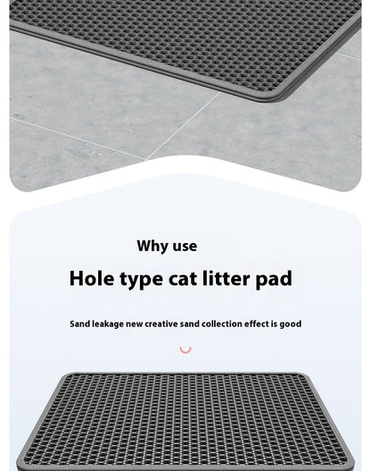 Tapete Higiênico Grande para Gatos, Impermeável, Camada Dupla, Antiderrapante, para Bandeja Sanitária, Lavável, Durável, para Treinamento de Animais de Estimação