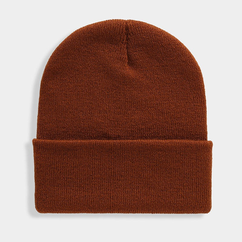 Touca Sólida Unissex Outono Inverno, Mistura de Lã, Macia e Quente, Boné de Tricô Masculino Feminino, Gorro, Toucas de Esqui, 24 Cores