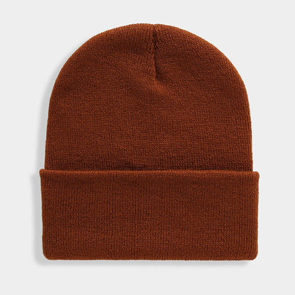 Touca Sólida Unissex Outono Inverno, Mistura de Lã, Macia e Quente, Boné de Tricô Masculino Feminino, Gorro, Toucas de Esqui, 24 Cores