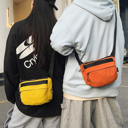 Sling Bag for Cycling & Commuting, Lightweight Large Capacity Travel Shoulder Bag, Unisex Sports Waist Pack Casual Outdoor